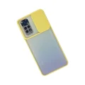 BUĞZ Xiaomi Redmi Note 11 Kılıf Palm Buzlu Kamera Sürgülü Silikon - Sarı