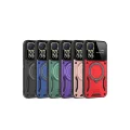 BUĞZ Xiaomi Redmi Note 11 Pro Kılıf Joy Lens Standlı Kapak - Mor