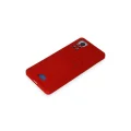 BUĞZ Xiaomi Redmi Note 11 Pro Kılıf Kelvin Kartvizitli Silikon - Kırmızı