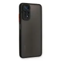 BUĞZ Xiaomi Redmi Note 11 Pro Kılıf Montreal Silikon Kapak - Siyah