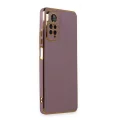 BUĞZ Xiaomi Redmi Note 11 Pro Kılıf Volet Silikon - Mor
