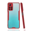BUĞZ Xiaomi Redmi Note 11 Pro Plus 5g Kılıf Platin Silikon - Kırmızı