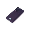 BUĞZ Xiaomi Redmi Note 11s Kılıf Kelvin Kartvizitli Silikon - Derin Mor