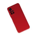 BUĞZ Xiaomi Redmi Note 11t Kılıf Nano İçi Kadife Silikon - Kırmızı