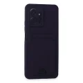 BUĞZ Xiaomi Redmi Note 12 4g Kılıf Kelvin Kartvizitli Silikon - Derin Mor