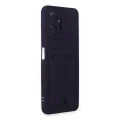 BUĞZ Xiaomi Redmi Note 12 4g Kılıf Kelvin Kartvizitli Silikon - Derin Mor