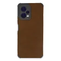 BUĞZ Xiaomi Redmi Note 12 5g Kılıf Loop Deri Silikon - Kahverengi