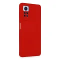 BUĞZ Xiaomi Redmi Note 12 Pro 4g Kılıf Nano İçi Kadife Silikon - Kırmızı
