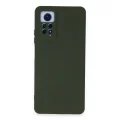 BUĞZ Xiaomi Redmi Note 12 Pro 4g Kılıf Nano İçi Kadife Silikon - Koyu Yeşil