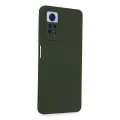 BUĞZ Xiaomi Redmi Note 12 Pro 4g Kılıf Nano İçi Kadife Silikon - Koyu Yeşil