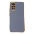 BUĞZ Xiaomi Redmi Note 12 Pro 4g Kılıf Volet Silikon - Mavi