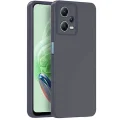BUĞZ Xiaomi Redmi Note 12 Pro 5g Kılıf Nano İçi Kadife Silikon - Gri
