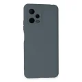 BUĞZ Xiaomi Redmi Note 12 Pro 5g Kılıf Nano İçi Kadife Silikon - Gri