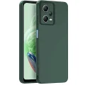 BUĞZ Xiaomi Redmi Note 12 Pro 5g Kılıf Nano İçi Kadife Silikon - Koyu Yeşil