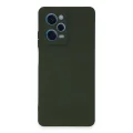 BUĞZ Xiaomi Redmi Note 12 Pro 5g Kılıf Nano İçi Kadife Silikon - Koyu Yeşil