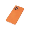 BUĞZ Xiaomi Redmi Note 12 Pro 5g Kılıf Nano İçi Kadife Silikon - Turuncu