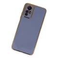 BUĞZ Xiaomi Redmi Note 12s Kılıf Volet Silikon - Mavi
