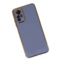 BUĞZ Xiaomi Redmi Note 12s Kılıf Volet Silikon - Mavi