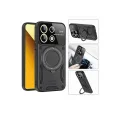 BUĞZ Xiaomi Redmi Note 13 4g Kılıf Joy Lens Standlı Kapak - Mor
