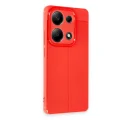 BUĞZ Xiaomi Redmi Note 13 Pro 4g Kılıf Auto Focus Kapak - Kırmızı
