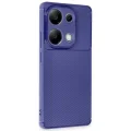 BUĞZ Xiaomi Redmi Note 13 Pro 4g Kılıf Auto Focus Karbon Kapak - Lacivert