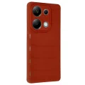 BUĞZ Xiaomi Redmi Note 13 Pro 4g Kılıf Bibercas Silikon Kapak - Kırmızı