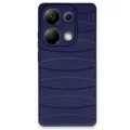 BUĞZ Xiaomi Redmi Note 13 Pro 4g Kılıf Bibercas Silikon Kapak - Lacivert