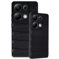 BUĞZ Xiaomi Redmi Note 13 Pro 4g Kılıf Bibercas Silikon Kapak - Siyah