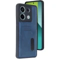 BUĞZ Xiaomi Redmi Note 13 Pro 5g Kılıf Sara Kartvizitli Deri Kılıf - Lacivert