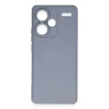 BUĞZ Xiaomi Redmi Note 13 Pro Plus Kılıf Nano İçi Kadife Silikon - Gri