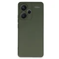 BUĞZ Xiaomi Redmi Note 13 Pro Plus Kılıf Nano İçi Kadife Silikon - Koyu Yeşil