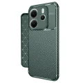BUĞZ Xiaomi Redmi Note 14 4g Kılıf Auto Focus Karbon Kapak - Koyu Yeşil