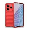 BUĞZ Xiaomi Redmi Note 14 4g Kılıf Optimum Silikon - Kırmızı