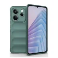 BUĞZ Xiaomi Redmi Note 14 4g Kılıf Optimum Silikon - Koyu Yeşil