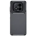 BUĞZ Xiaomi Redmi Note 14 Pro 4g Kılıf Auto Focus Karbon Kapak - Siyah