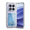 BUĞZ Xiaomi Redmi Note 14 Pro 5g Kılıf Kart Şeffaf Silikon - Şeffaf