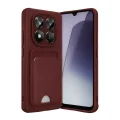 BUĞZ Xiaomi Redmi Note 15 4g Kelvin Kartvizitli Silikon - Bordo
