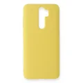 BUĞZ Xiaomi Redmi Note 8 Pro Kılıf Nano İçi Kadife Silikon - Sarı