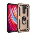 BUĞZ Xiaomi Redmi Note 8 Pro Kılıf Sofya Yüzüklü Silikon Kapak - Gold