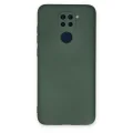 BUĞZ Xiaomi Redmi Note 9 Kılıf Nano İçi Kadife Silikon - Koyu Yeşil