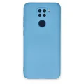 BUĞZ Xiaomi Redmi Note 9 Kılıf Nano İçi Kadife Silikon - Mavi