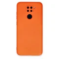 BUĞZ Xiaomi Redmi Note 9 Kılıf Nano İçi Kadife Silikon - Turuncu