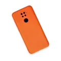 BUĞZ Xiaomi Redmi Note 9 Kılıf Nano İçi Kadife Silikon - Turuncu