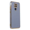 BUĞZ Xiaomi Redmi Note 9 Kılıf Volet Silikon - Mavi