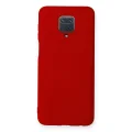 BUĞZ Xiaomi Redmi Note 9 Pro Kılıf Nano İçi Kadife Silikon - Kırmızı