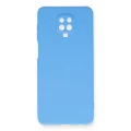 BUĞZ Xiaomi Redmi Note 9 Pro Kılıf Nano İçi Kadife Silikon - Mavi