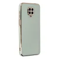 BUĞZ Xiaomi Redmi Note 9 Pro Kılıf Volet Silikon - Açık Yeşil