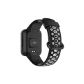 BUĞZ Xiaomi Redmi Watch 2 Spor Delikli Kordon - Siyah-gri