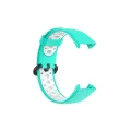BUĞZ Xiaomi Redmi Watch 2 Spor Delikli Kordon - Turkuaz-beyaz