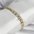 BUĞZ Xuping Zirkon Taşlı Gold Renk Kadın Bileklik